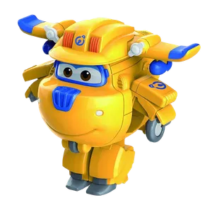 Avión de Juguete Transformable en Robot Supercharged Donnie Alpha Group Super Wings